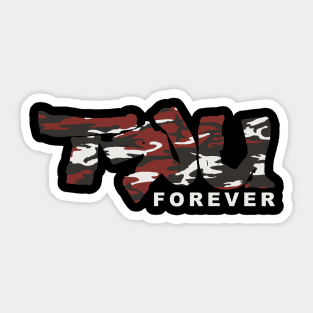 TRU forever red camo Sticker